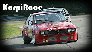 Alfa Romeo Alfetta GTV Race Car V6 30 210Hp Pure Sound [upl. by Maidy]