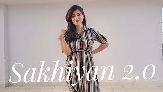 SAKHIYAN 20  BellBottom  Akshay Kumar  Maninder  Vartika Saini choreo  Easy Dance on Sakhiyaan [upl. by Anallij211]