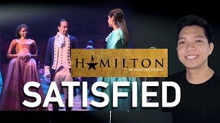 Satisfied A Hamilton Part Only  Karaoke  Hamilton [upl. by Witcher]