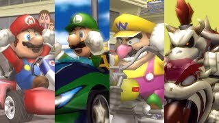 Mario Kart Wii  All Characters WinLose Animations [upl. by Arhez]