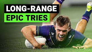 Epic longrange tries from the 2021 NRL season [upl. by Eisac]