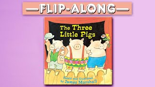 The Three Little Pigs  Read Aloud FlipAlong Picture Book  Brightly Storytime [upl. by Viridi]