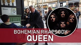 Bohemian Rhapsody Piano Cover on Streets of Manchester Cole Lam [upl. by Inami]