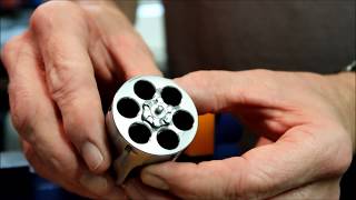 HOW TO CHAMFER A REVOLVER CYLINDER [upl. by Erroll]