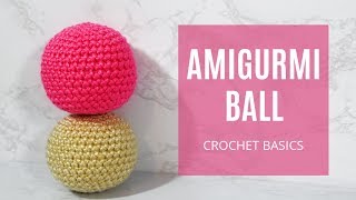 How To Crochet  Easy Beginners Amigurumi Basic Ball LUNA Head Sphere [upl. by Ashlie]