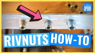 How to Install Rivnut Rivet Nut Nutserts WITH TOOL Full Guide [upl. by Keene]