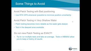 HYPACK 2020 Multibeam Patch and Performance Testing [upl. by Anek]