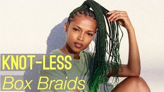 KNOTLESS BOX BRAIDS BEGINNER FRIENDLY [upl. by Aveer]