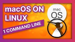 Run macOS on Linux with 1 COMMAND [upl. by Holofernes]