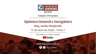 Química General e Inorgánica  170420  Parte 1 [upl. by O'Toole]