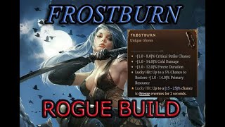 FROSTBURN ROGUE BUILD  The hipster diablo 4 build [upl. by Grishilda]