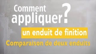 Comment appliquer un enduit de finition [upl. by Geier]