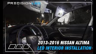 Nissan Altima LED Interior  How To Install  20132016 [upl. by Ernest]