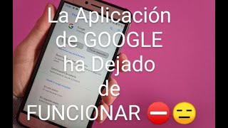 La APLICACIÓN GOOGLE ha DEJADO de FUNCIONAR SOLUCIÓN 2025 😱 [upl. by Gary]