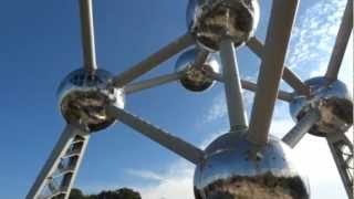 Atomium Brussels  Amazing construction amp panoramic view [upl. by Naujd]