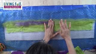 Nuno Felting Tutorial  Part 1 of 4 [upl. by Tavia]