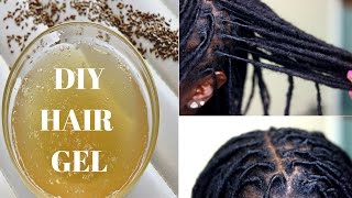 DIY  Make PERFECT Flaxseed amp Aloe Vera Gel For Twisting Locs [upl. by Nahsrad91]