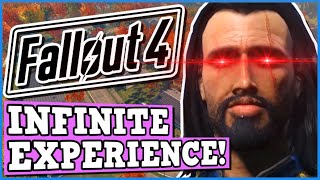 FALLOUT 4 A Perfectly Balanced Game With No Exploits  Beating Fallout 4 With Infinite Experience [upl. by Aliahs]