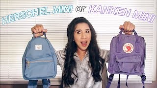 Herschel Nova Mini Backpack UnboxingReview  Fjallraven Kanken Comparison [upl. by Mychal]