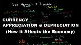 Currency Appreciation amp Depreciation  How it Affects the Economy  Economics [upl. by Carlton]