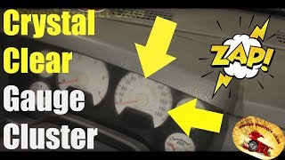 How to REMOVE SCRATCHES in Gauge Cluster LensesDIY [upl. by Moseley]