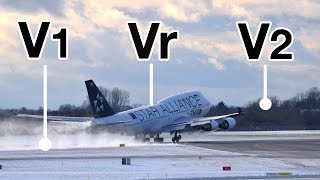 TAKEOFF Speeds V1 Vr V2 Explained by quotCAPTAINquot Joe [upl. by Prasad]