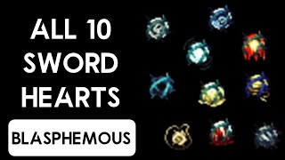 Blasphemous 30 All Sword Hearts Locations All 10 Mea Culpa Hearts [upl. by Saylor]