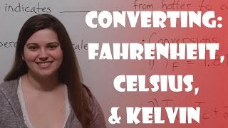 Converting Fahrenheit Celsius amp Kelvin [upl. by Cryan121]