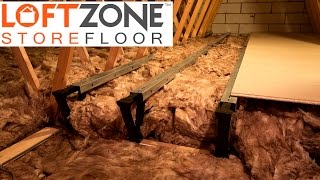 Introduction to loft boarding above deep insulation for storage  LoftZone [upl. by Diahann338]