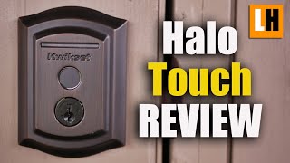 Kwikset Halo Touch WIFI Fingerprint Smart Lock Review  Unboxing Features Installation Testing [upl. by Karrah]