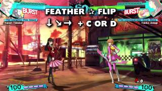 Persona 4 Arena Ultimax Yukari Moves [upl. by Myriam958]