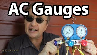 How to use AC Gauges in Your Car AC Problems [upl. by Odey871]