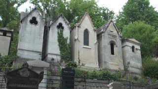 Père Lachaise Cemetery in Paris France [upl. by Adigirb]