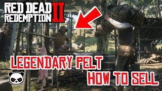 How To Sell Legendary Pelt  Red Dead Redemption 2 [upl. by Natsirc641]