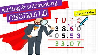 Add and Subtract Decimals Year 5  The Maths Guy [upl. by Thgiled]