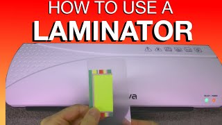 How to use a LAMINATOR [upl. by Eipper]