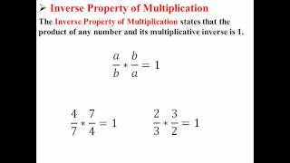 Inverse Property of Multiplication [upl. by Auberon]