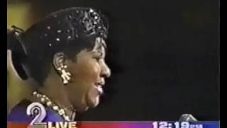 Aretha Franklin Lift Every Voice amp Sing LIVE YouTube [upl. by Celesta602]