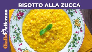 RISOTTO CON ZUCCA Facile e cremoso [upl. by Odrawde]