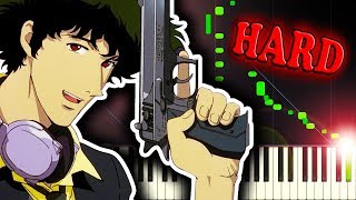 COWBOY BEBOP OP Tank  Piano Tutorial [upl. by Adihaj536]