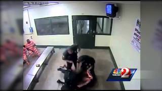 Inmate attacks corrections officer [upl. by Bogosian959]