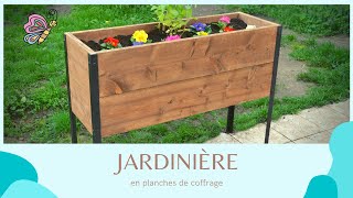 FABRIQUER UNE JARDINIERE EN BOIS TUTO [upl. by Bonina]