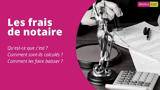 Comment calculer les frais de notaire pour un achat immobilier [upl. by Livingstone]