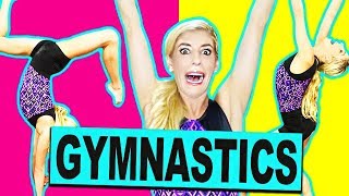 Ultimate ABC Gymnastics Challenge  Trying Flipping and Tumbling Skills [upl. by Dohsar]