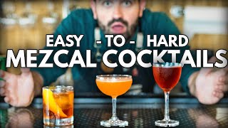 3 Amazing Mezcal Cocktails You Can Make  From EASIEST to HARDEST [upl. by Enirehtakyram791]