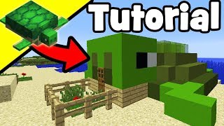 Minecraft Tutorial How To Make A Turtle House quotHouse For Turtlesquot [upl. by Leirad]