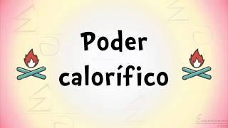 Poder Calorífico Concepto y Ejemplo [upl. by Attegroeg]