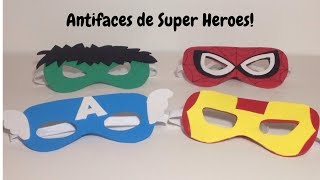 ANTIFACES PARA FIESTA DE SUPERHEROES [upl. by Aldin]