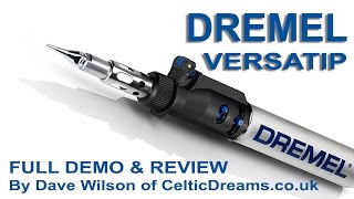 Dremel Versatip Gas Soldering Torch Demo amp Review in HD [upl. by Sotsirhc]