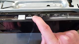 Reading Aeg dishwasher error code and resetting of error code [upl. by Archangel]